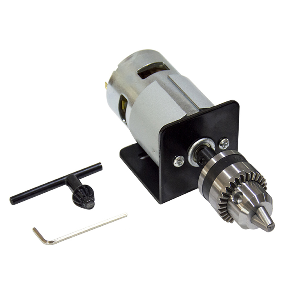 motor de prensa para torno dc motor com mandril de broca manual em miniatura suporte de montagem motor dc rpm para montagem diy