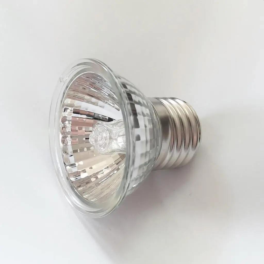 110V UVB/UVA Reptile Basking Light Heat Lamp Heater Halogen Bulb E27 75W 72 Hours Without Burning Out
