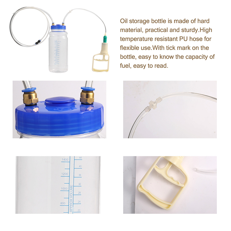 Oil Change Artifact Manual Hand Pump Engine Suction Vacuum Car Truck Van Moto Maintenance Tool 2L Bottle Storage Hose
