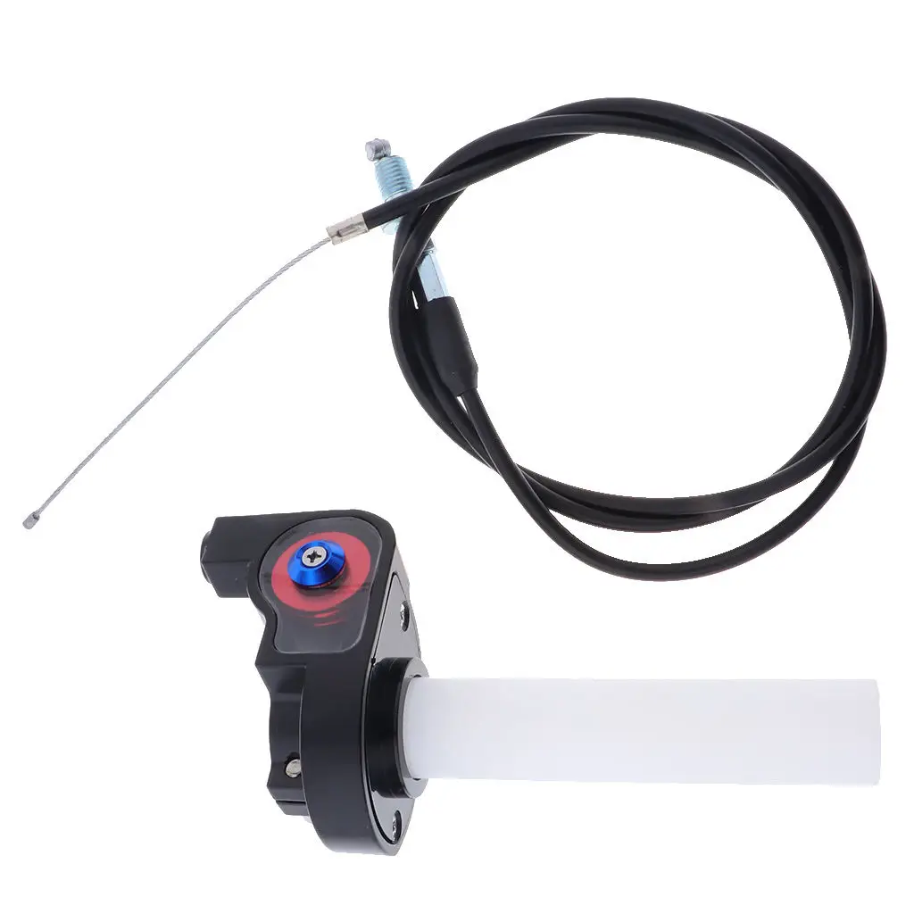New 7/8inch Throttle Handle and Grip Cable for 125-250cc Dirt Bike Quad ATV Motorcycle