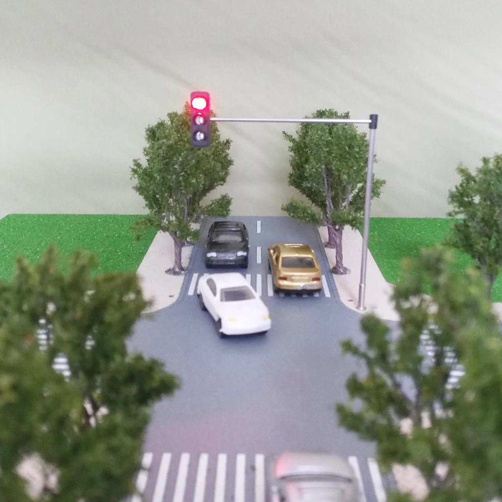 1pc 1:100 Building Traffic Light Model Miniature Street Sand Table Accs 2#