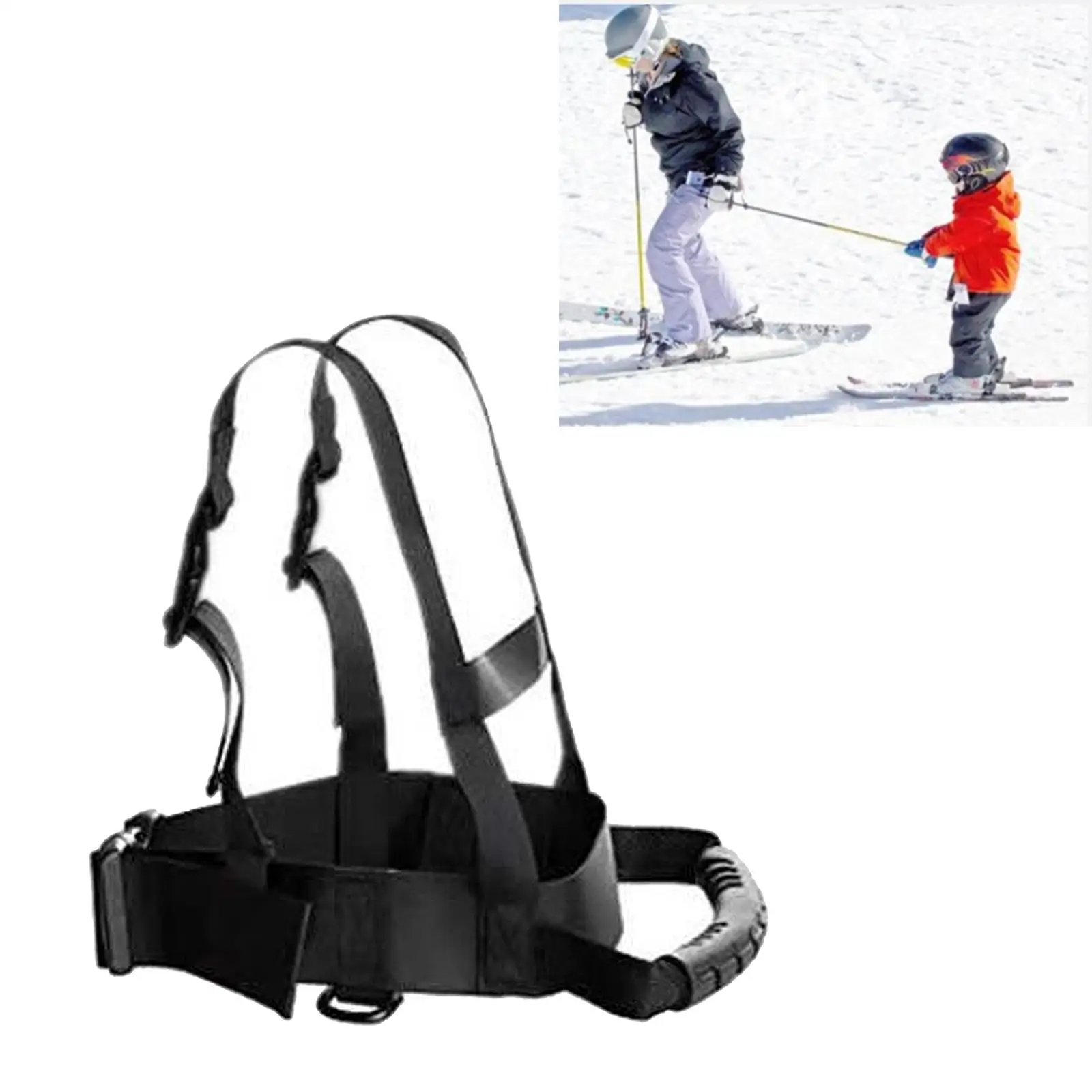 Kids Ski Shoulder Harness Leash Snowboard Harness Trainer with Removable Leash for Children and Beginner Roller Skating Teaching