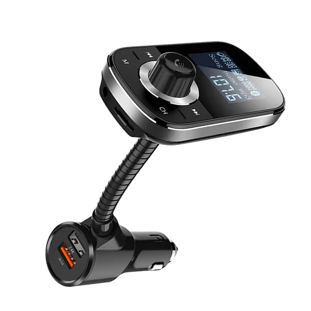 Wireless Bluetooth 4.2 FM Transmitter Car Music Player Car Dual USB Charger