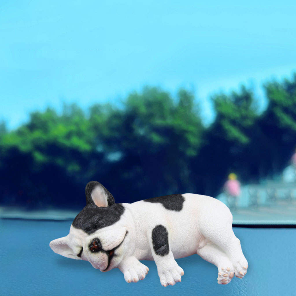 Simulation   Figures Dog Model Lying and Sleepy Figures Desktop Decoration Collection Birthday Game Party Supplies