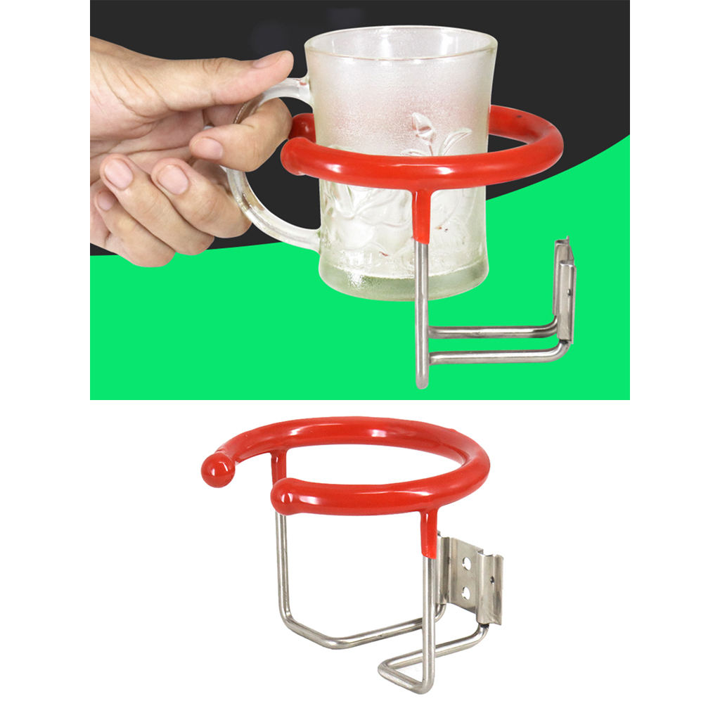 Beverage Cup Drink Holder Car Boat Coffee Mugs Stand Mount Metal with Screws