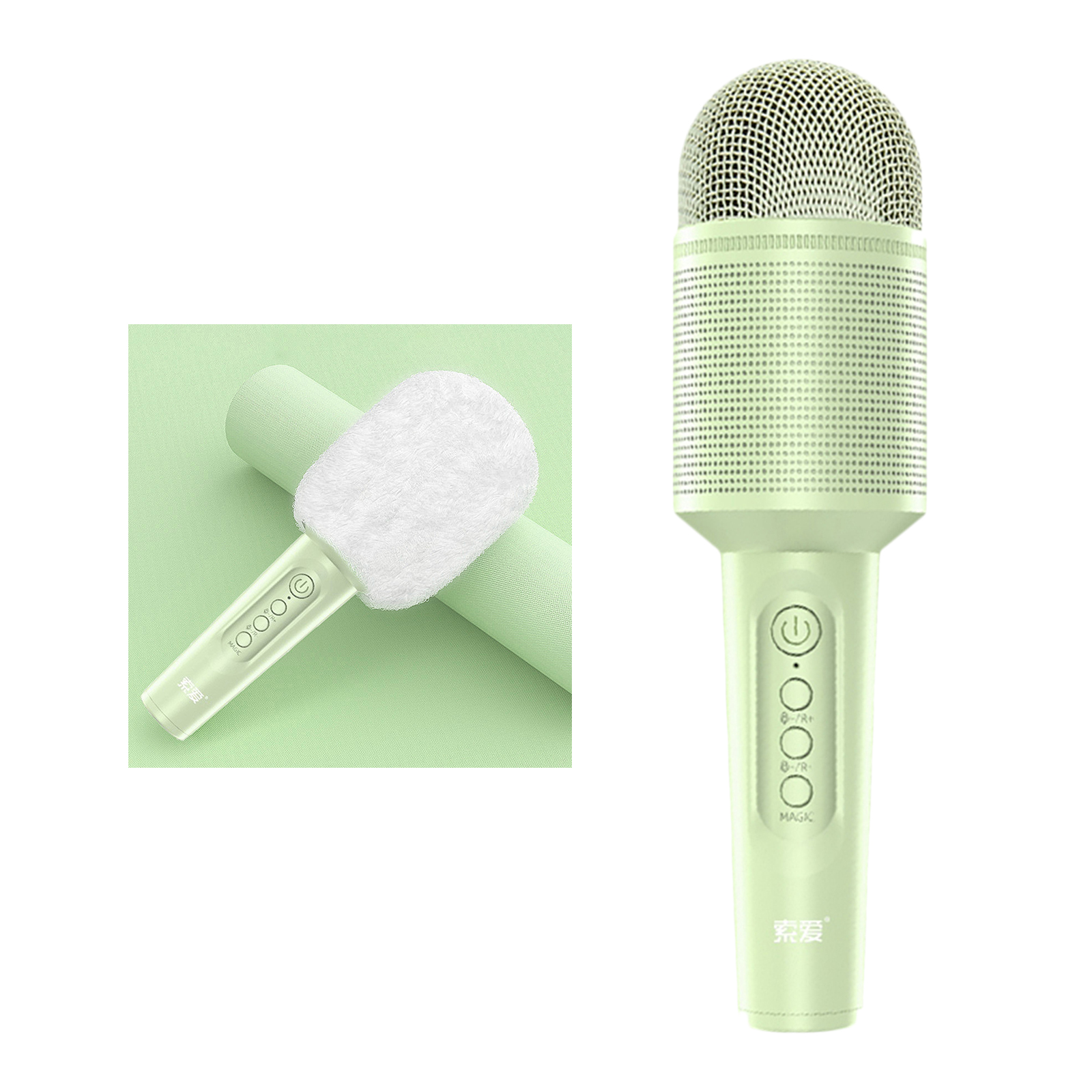 Bluetooth Wireless Microphone Handheld Karaoke Mic for Partys, Home KTV, Outdoor activities