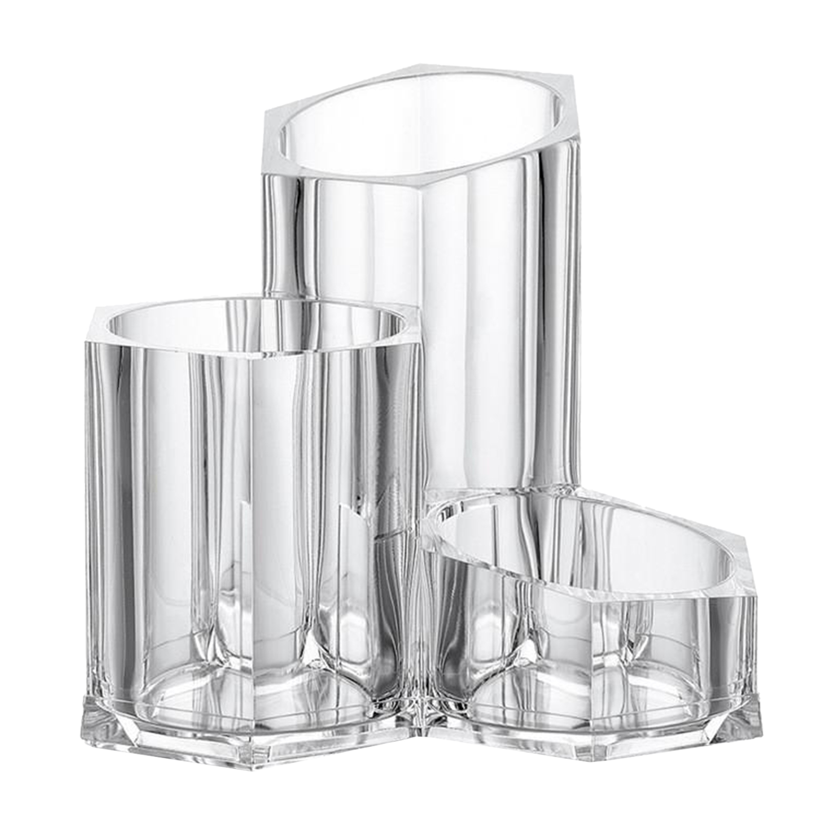 Transparent Cosmetic Organizer Makeup Brush Holder Storage Box for Makeup