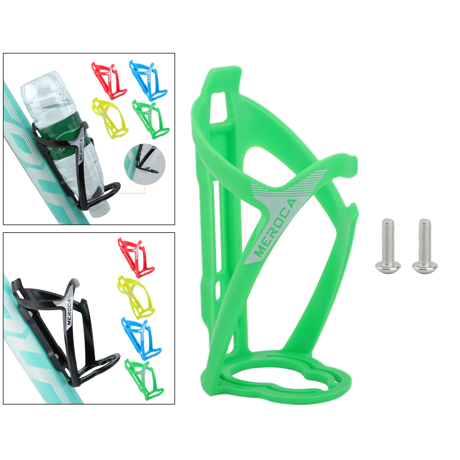 Bike Water Bottle Holder Strong Cage Mount for Road 