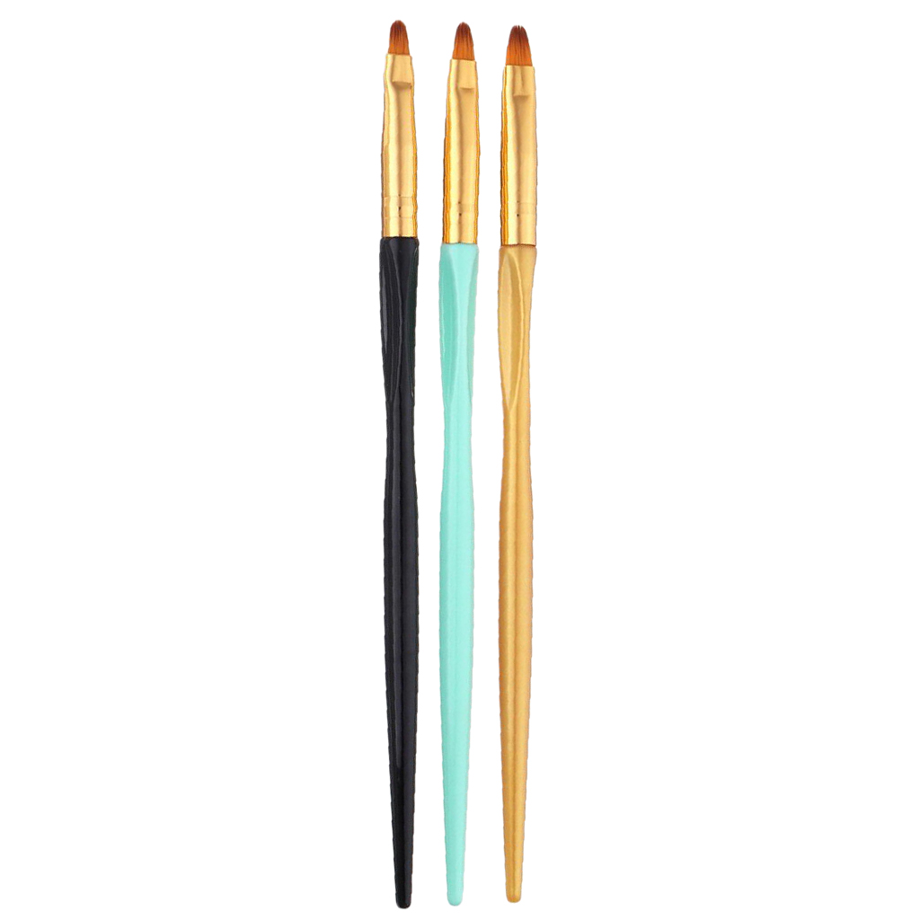 3 Pieces Professional Nail Art Salon Gel \u0026 Acrylic Polish Painting
