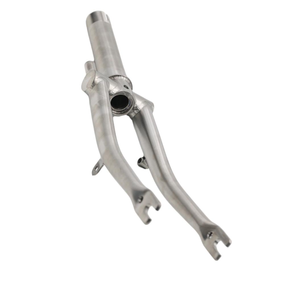 Ultralight Folding Bike Fork for   Titanium Alloy Front Fork Replacement Accessories