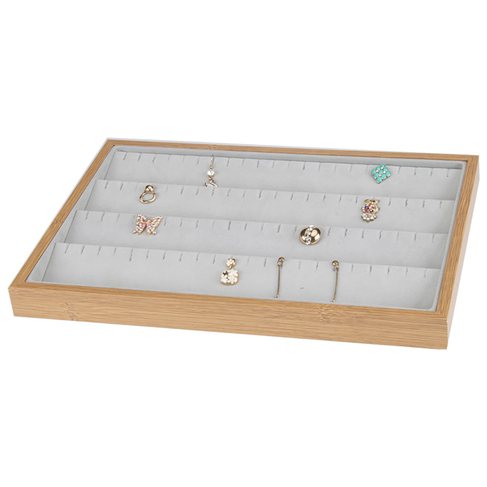 88 Holes Earrings Organizer Holder Jewelry Tray Box Showcase Display Drawer
