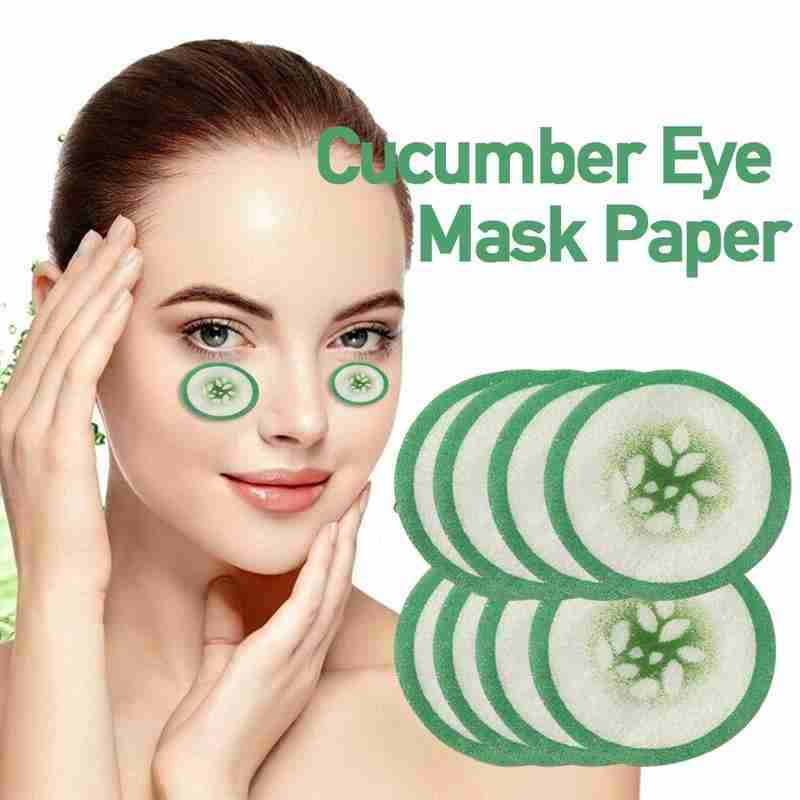 Best of 100Pcs / Pack Disposable Non-Woven Printed Green Cucumber Pattern Eye Mask Paper Eye Patches Eyes Skin Care Beauty Pads Parches Reviews & Tips