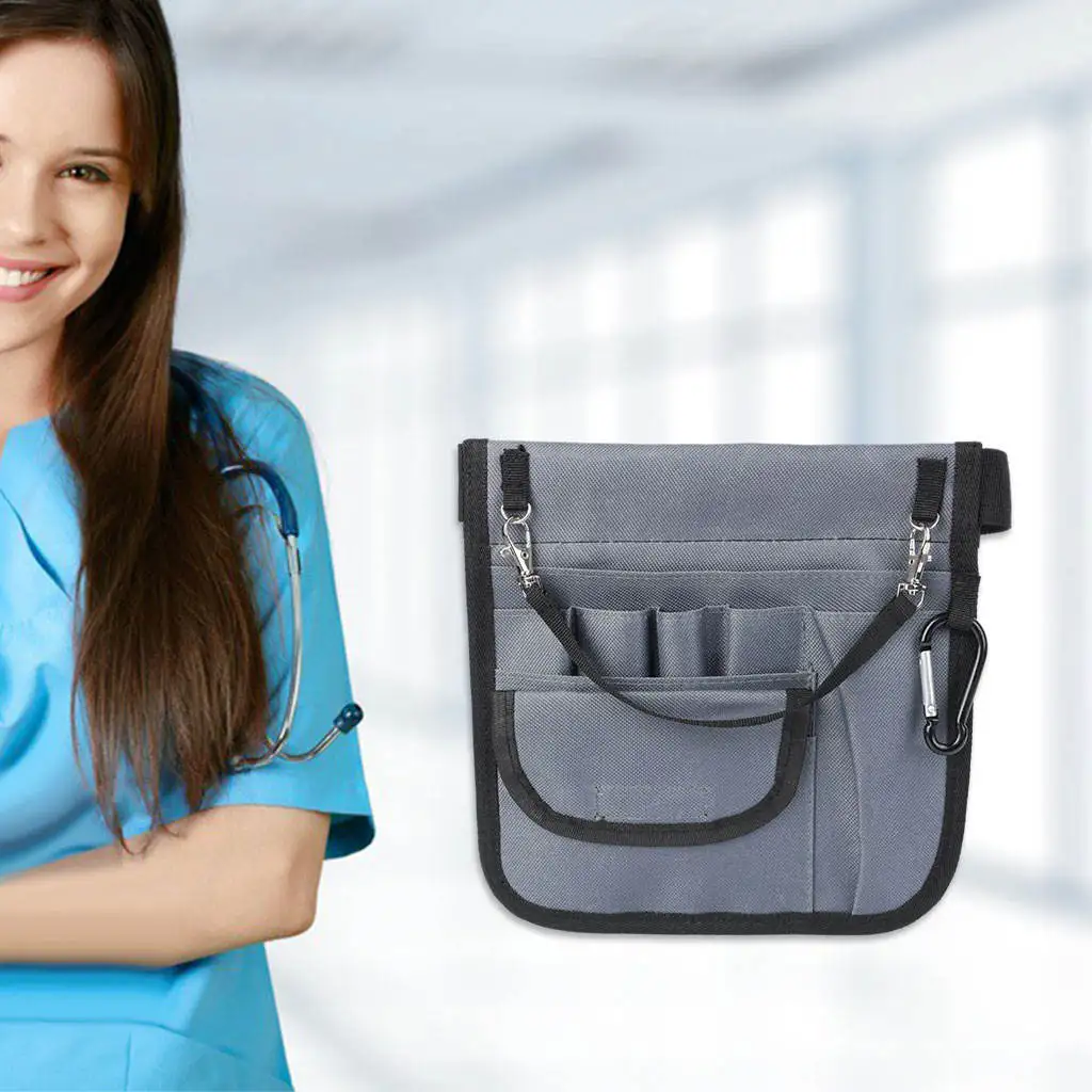  Pocket Organizer Belt Bag Organizer Waist Bag Pouch for Scissors Care Kit Accessories Tools Case Bag Multi Pockets