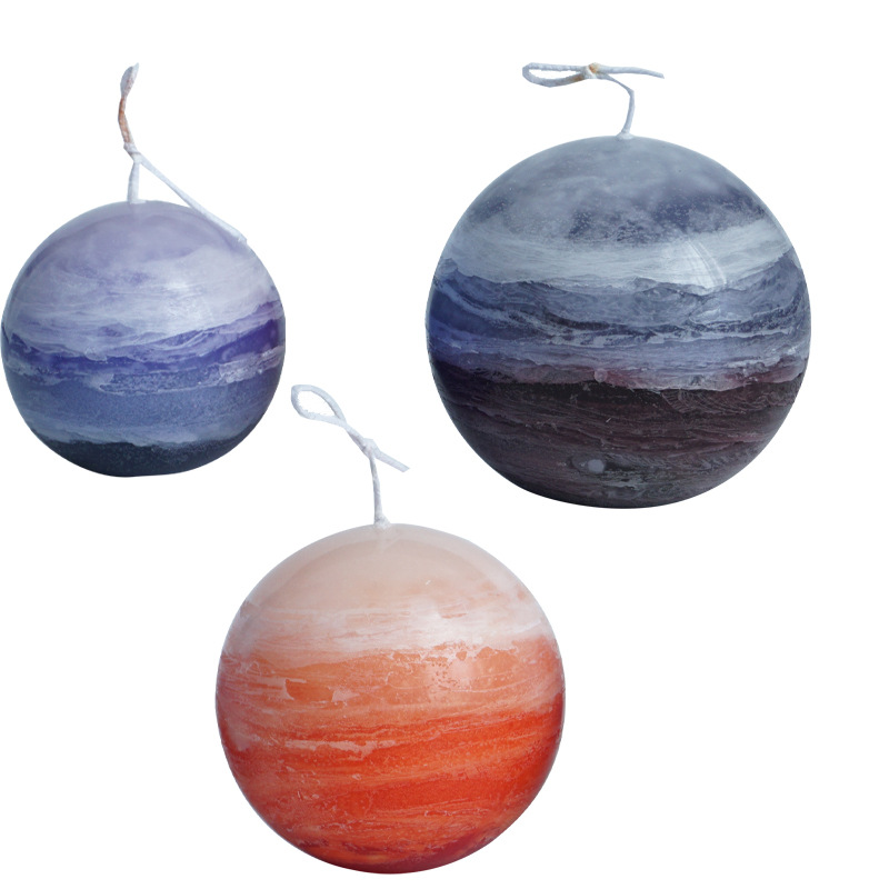 Description Picture 3 of item3D Spherical Series Candle Plastic Molds DIY Handmade Aromatherapy Candle Making Supplies PC Acrylic Mold Kit Home Craft Gift