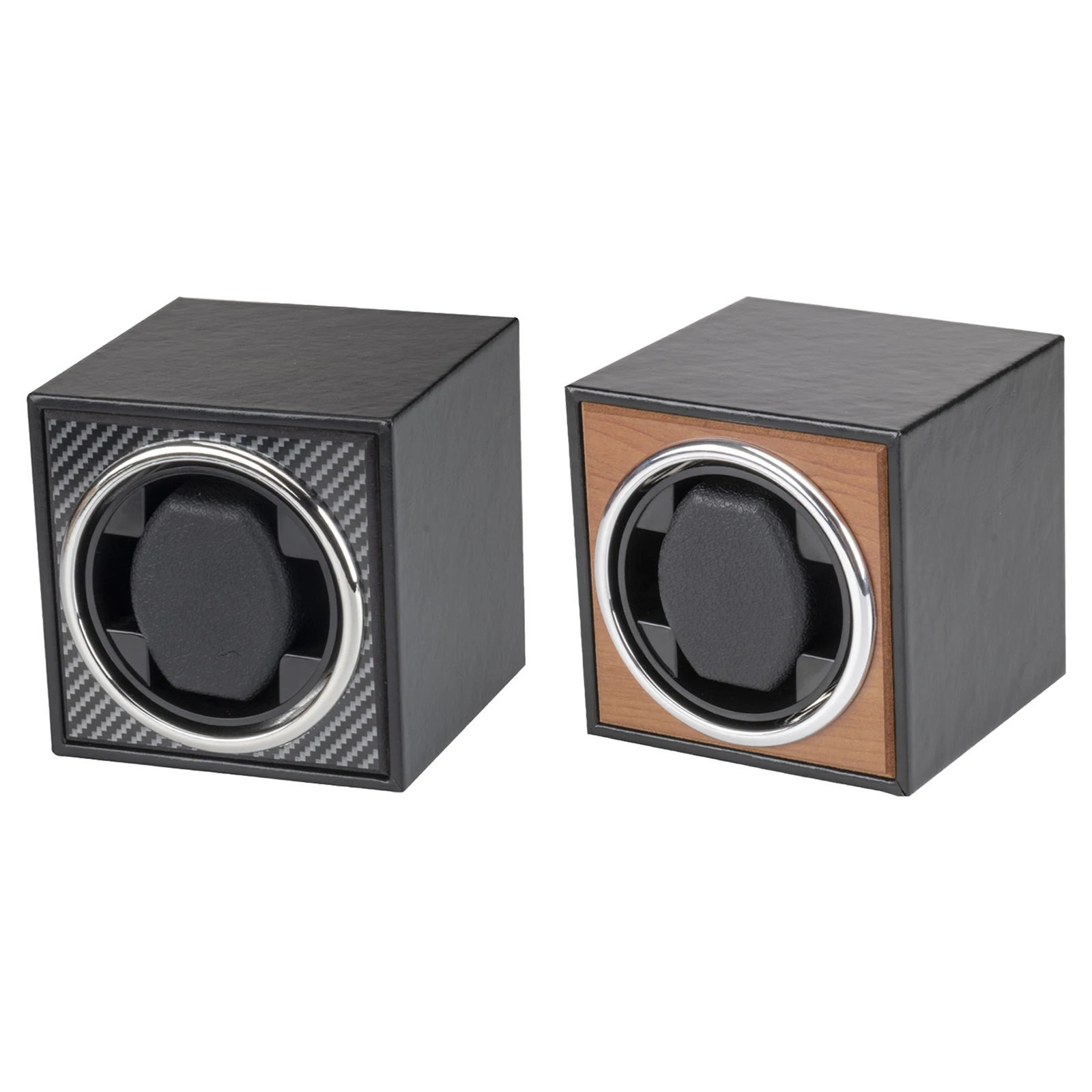 Mini USB Single Watch Winder Case Holder for Mechanical Watch Carbon Fiber