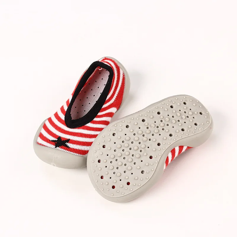 Polka Dot Stripe Anti-slip Toddler Shoes Sapatos