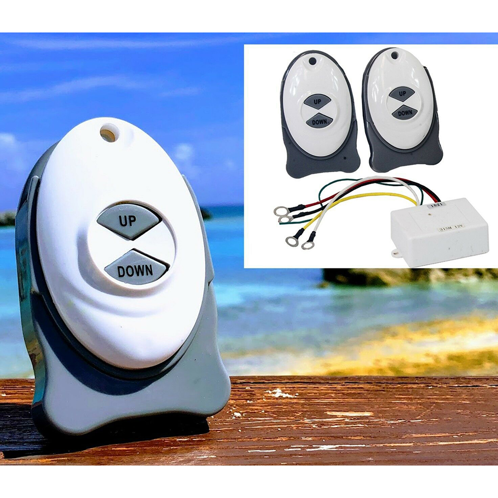 Marine Boat Yacht Sailboat Anchor Remote Windlass Switch, Waterproof