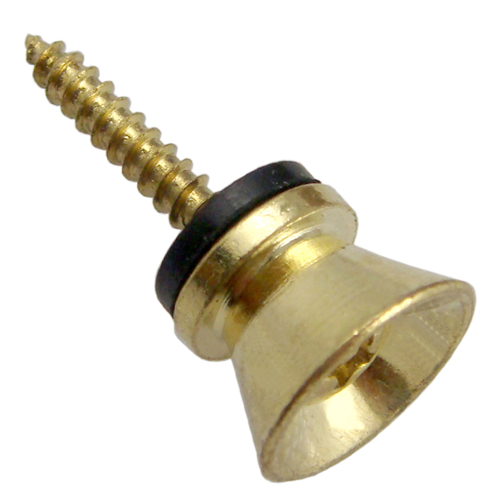 10x Strap Button Lock Pin for Guitar/Ukulele/Bass Accs w/ Screw Replacement