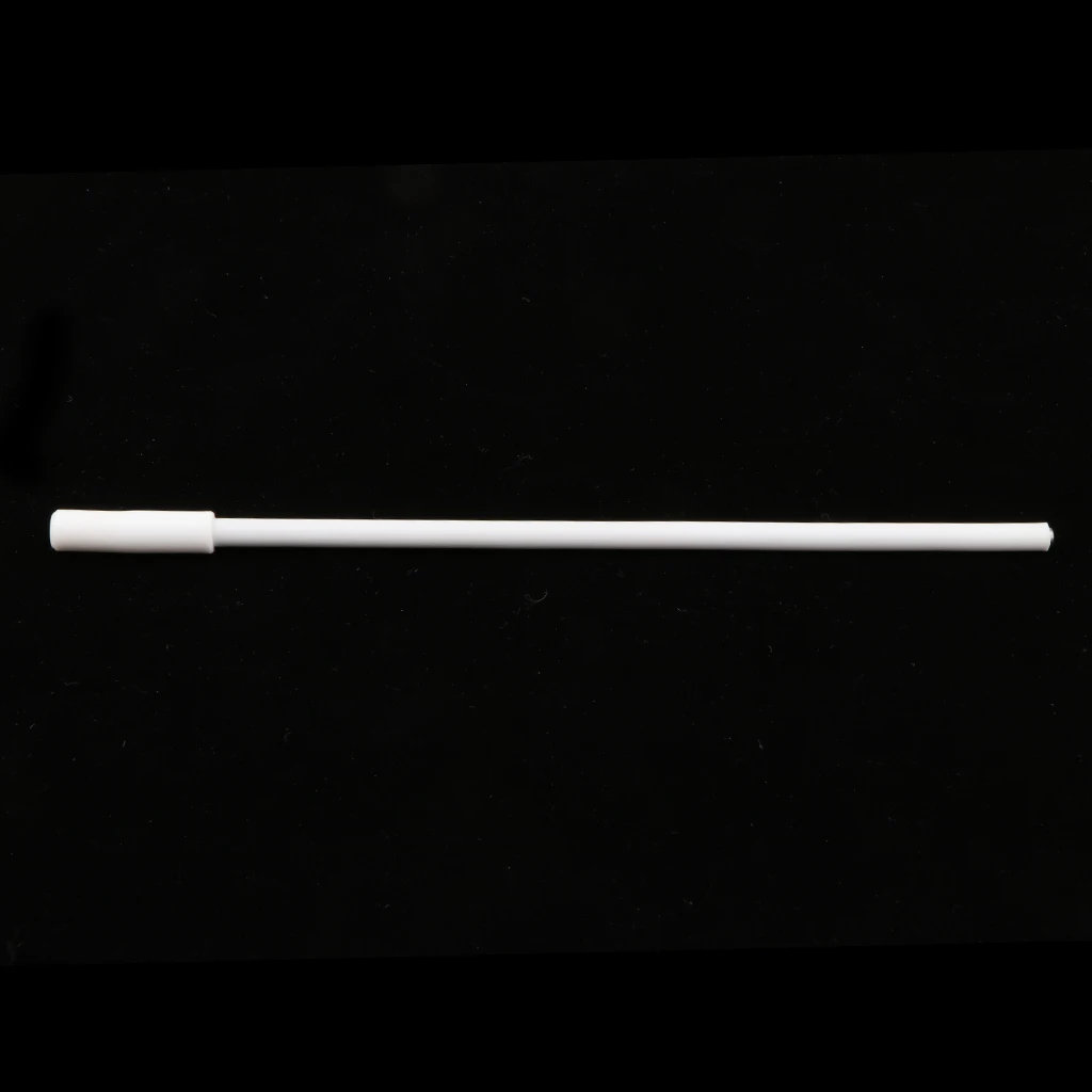 250mm Magnetic Stir Bar Retriever - 10 inch Length - Pure White, PTFE Coated,