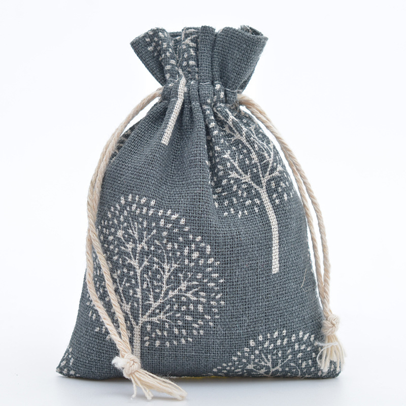10pc niedlichen Druck wieder verwendbare Baumwolle Linie Tasche Kordel zug Beutel Süßigkeiten Gunst Halter Schmuck Party Geschenke Tasche 10x14cm/13x18cm 29 Farben – Detail 22