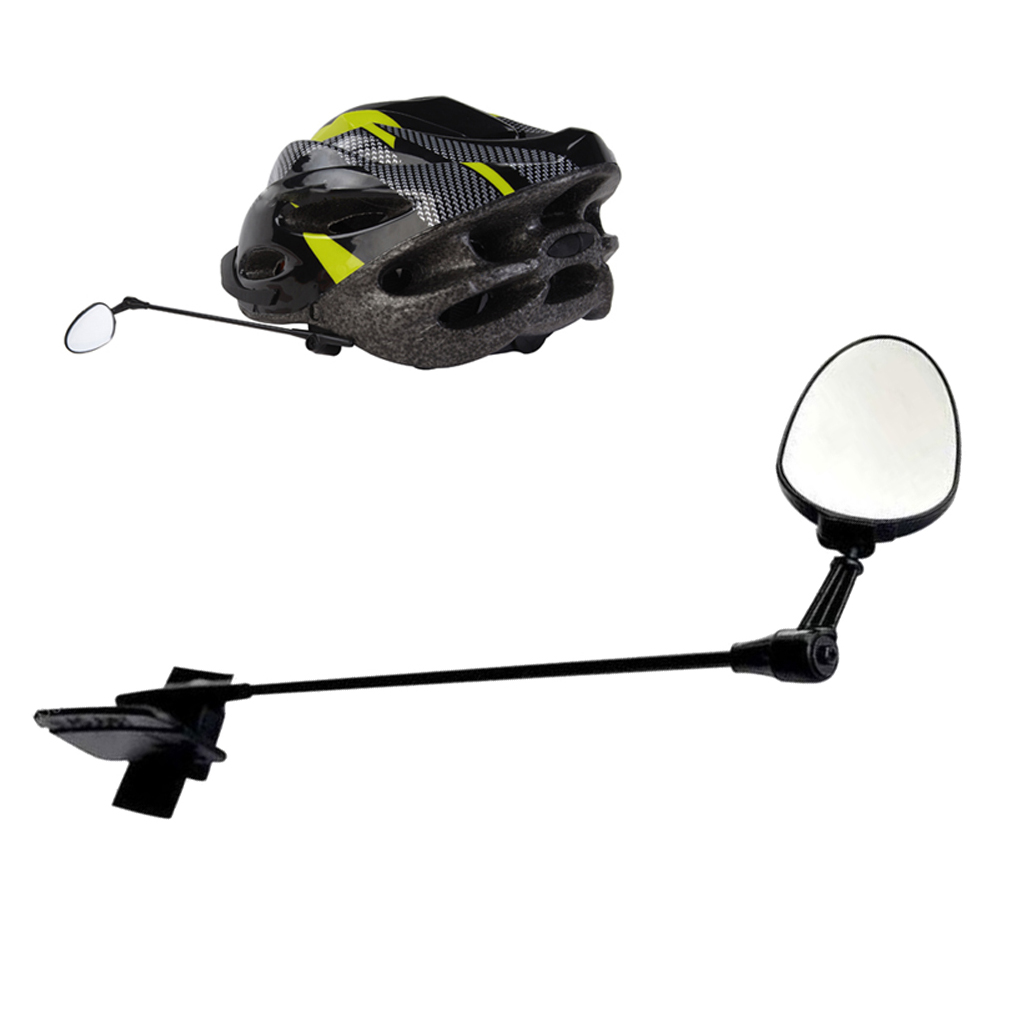 Bike Helmet Mirror Cycling Adjustable Rearview Mirrors Eyeglass Accessories
