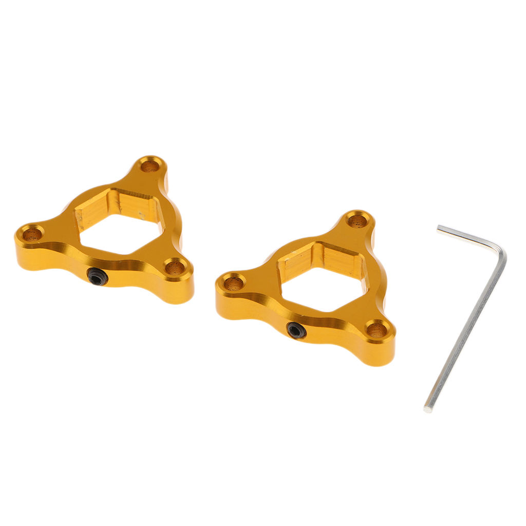 Pair Motorcycle CNC Front Hexagon Anodized Fork Preload Adjusters 22mm for YAMAHA YZF-R6 2006-2007  YZF-R6 1999-2004