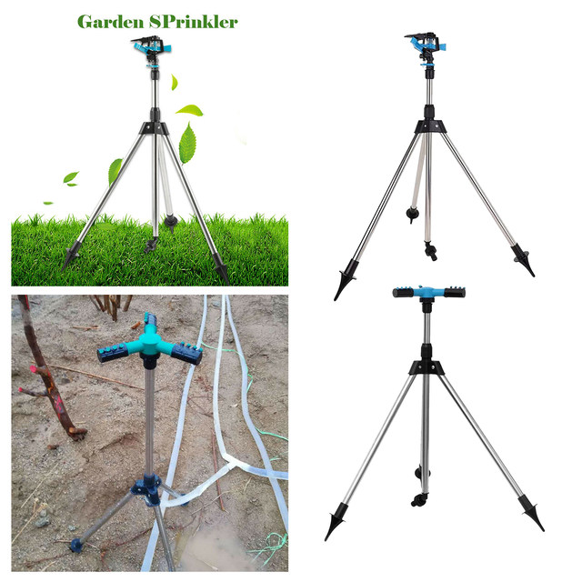 Tripod Sprinkler Watering Lawn Yard Garden Watering System Irrigation Sprinkler Tripod