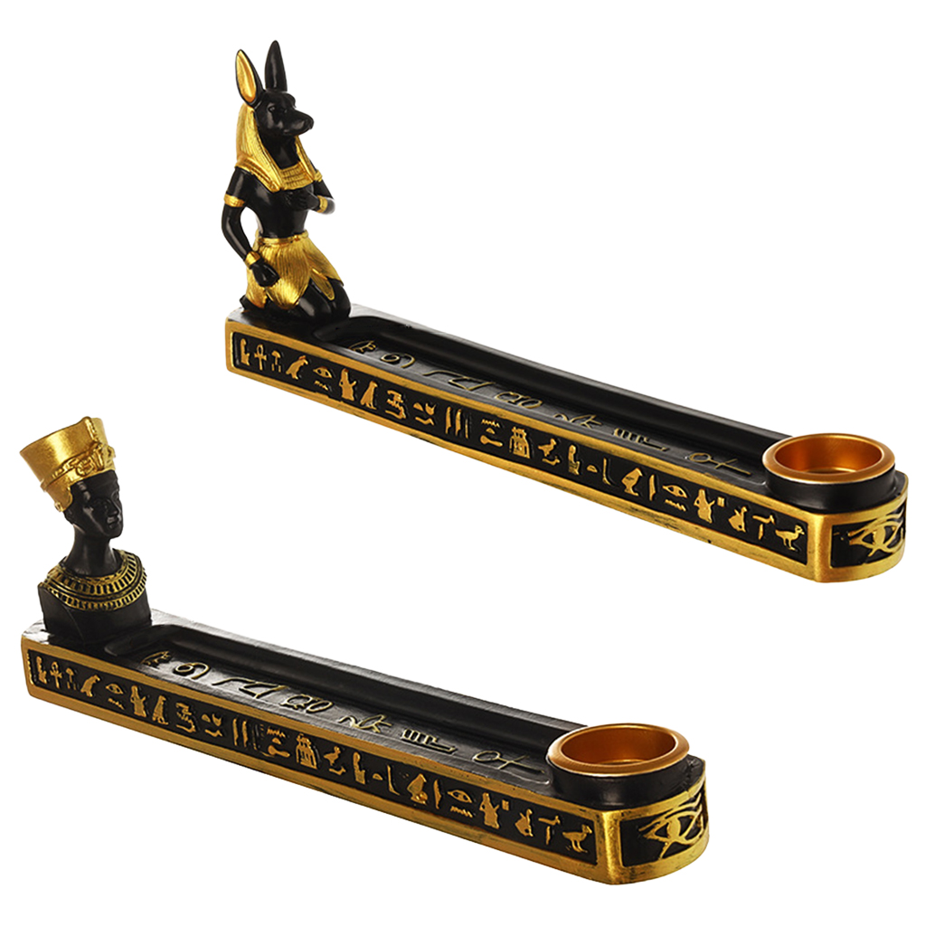 Resin Incense Burner Incense Base Plate Figurine Cone Stick Censer Home Yoga Room Aromatherapy Furnace Temple