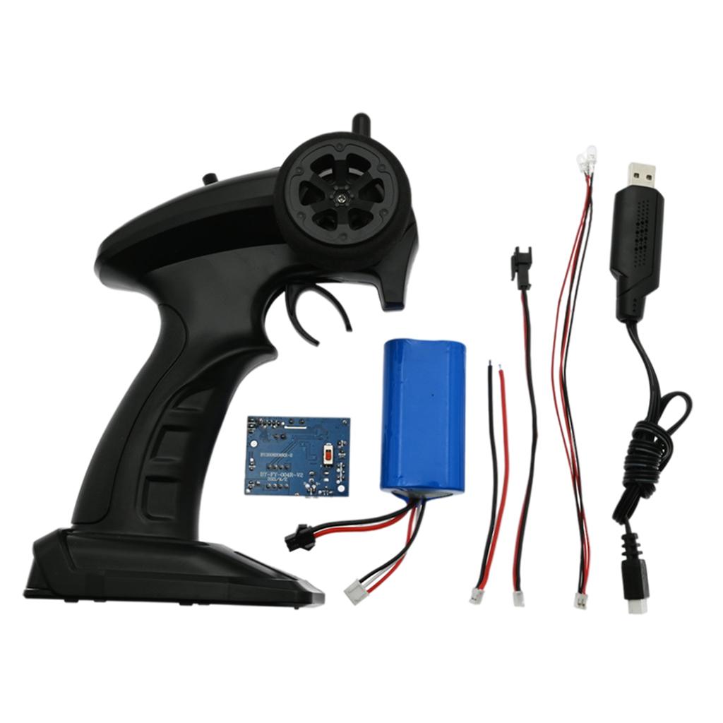 RC Controller 2.4G with Battery for Fy Model Fy001A Fy001B Accessories Replacement ,80‐100M Remote Control Distance Professional