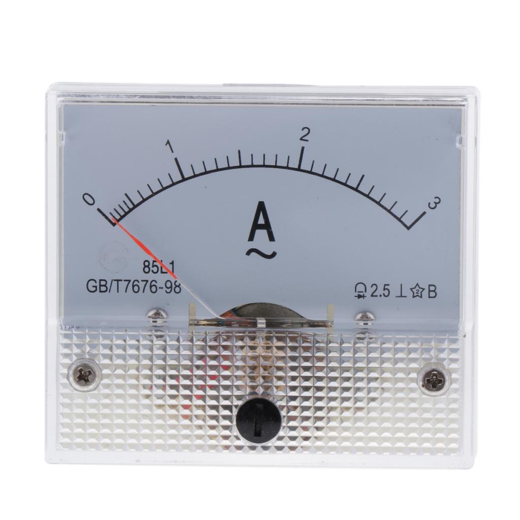  curate 85L1   Analog Panel Ammeter Gauge Ampere Current Meter Plastic, Copper