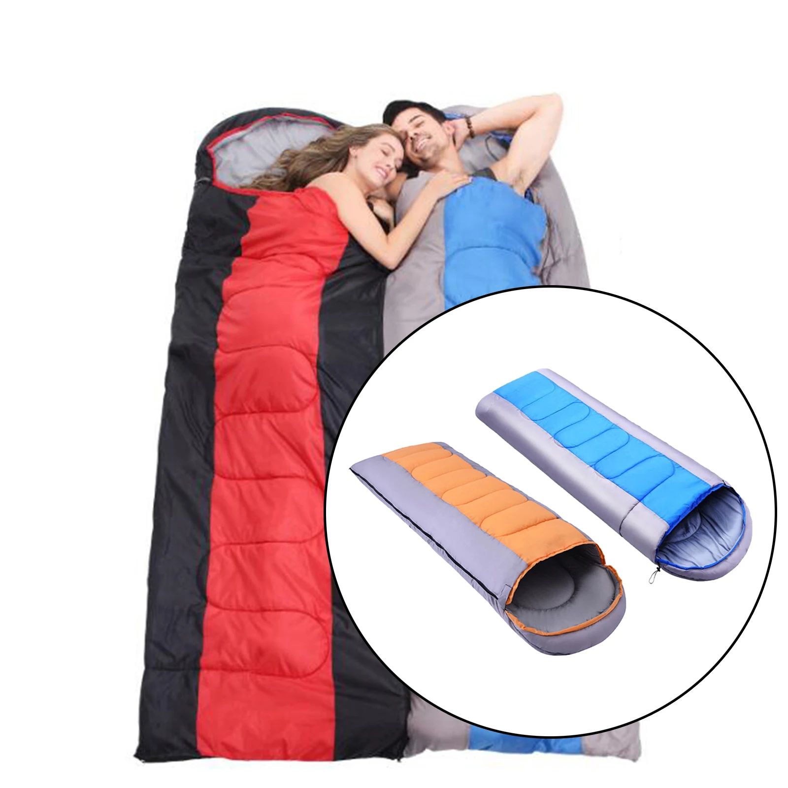 Sleeping Bag Indoor Outdoor Zippered Holes for Feet Compact Wearable Ultralight for Backpacking Women Youth Girls Teens