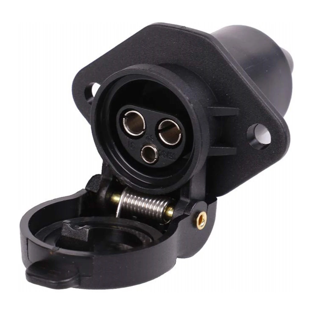 12V 3 Pin Plug Socket Connector Adapter Car Auto Waterproof for Agricultural Machinery Truck Tractor Parts Accessories