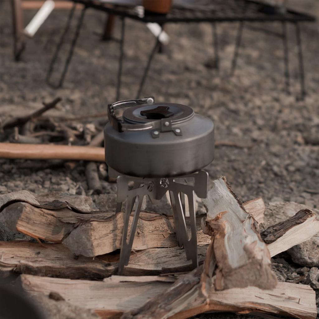 Mini Stove Cross Stand Burner Bracket Holder for Outdoor Camping Backpacking