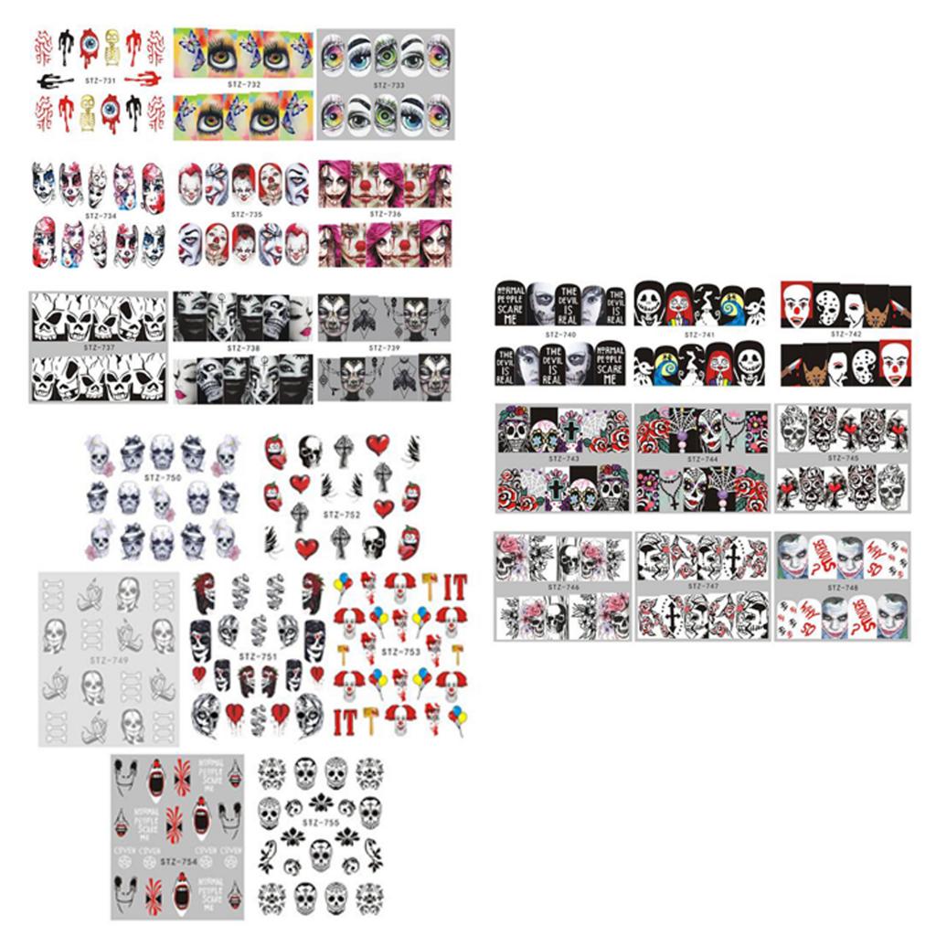 nail Decor Manicure Halloween Party Stickers Party Holiday Supplies