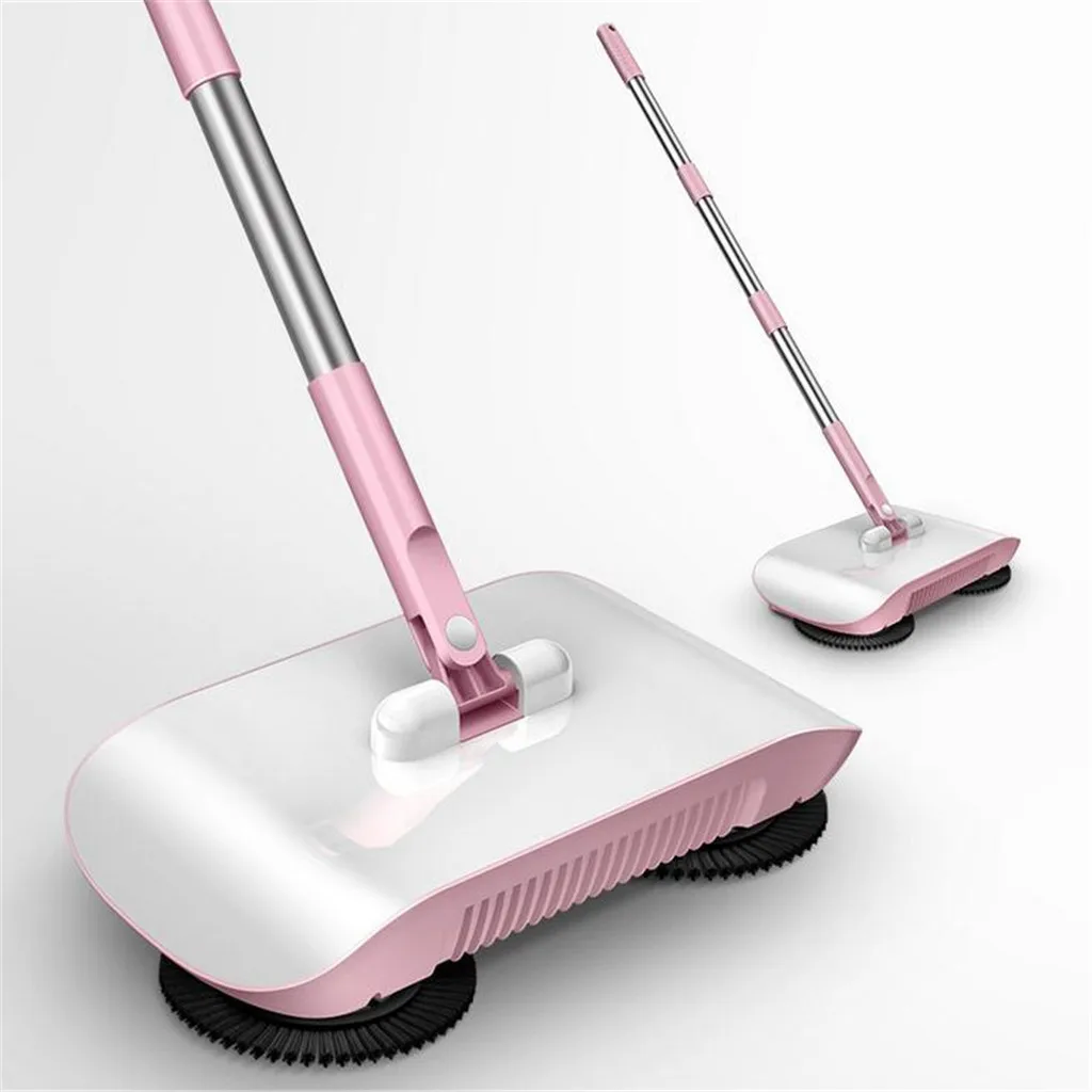 102cm Rod length Hand Push Automatic Sweeper Cleaning Tools Home Sweeping Mopping Machine Vacuum Cleaner Spiral Deep Cleaning Automatic Commercial Cleaning Robots