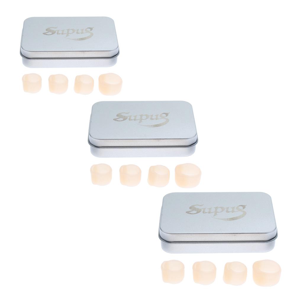 4Pcs Finger Fingertip Pick Plectrum Protector for Guzheng Pipa