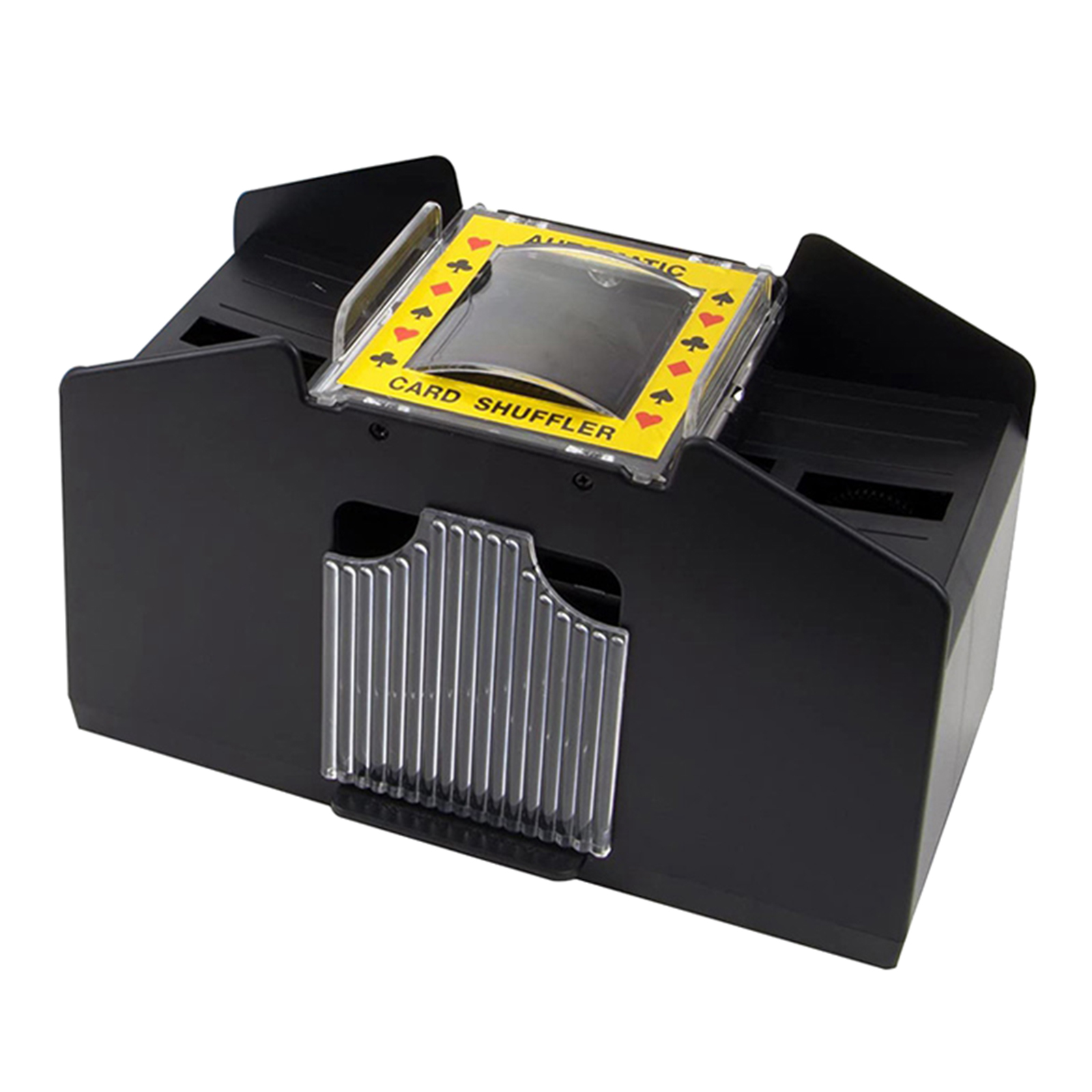 4-Deck Automatic Card Shuffler  Classic Poker Shuffling Battery Operat