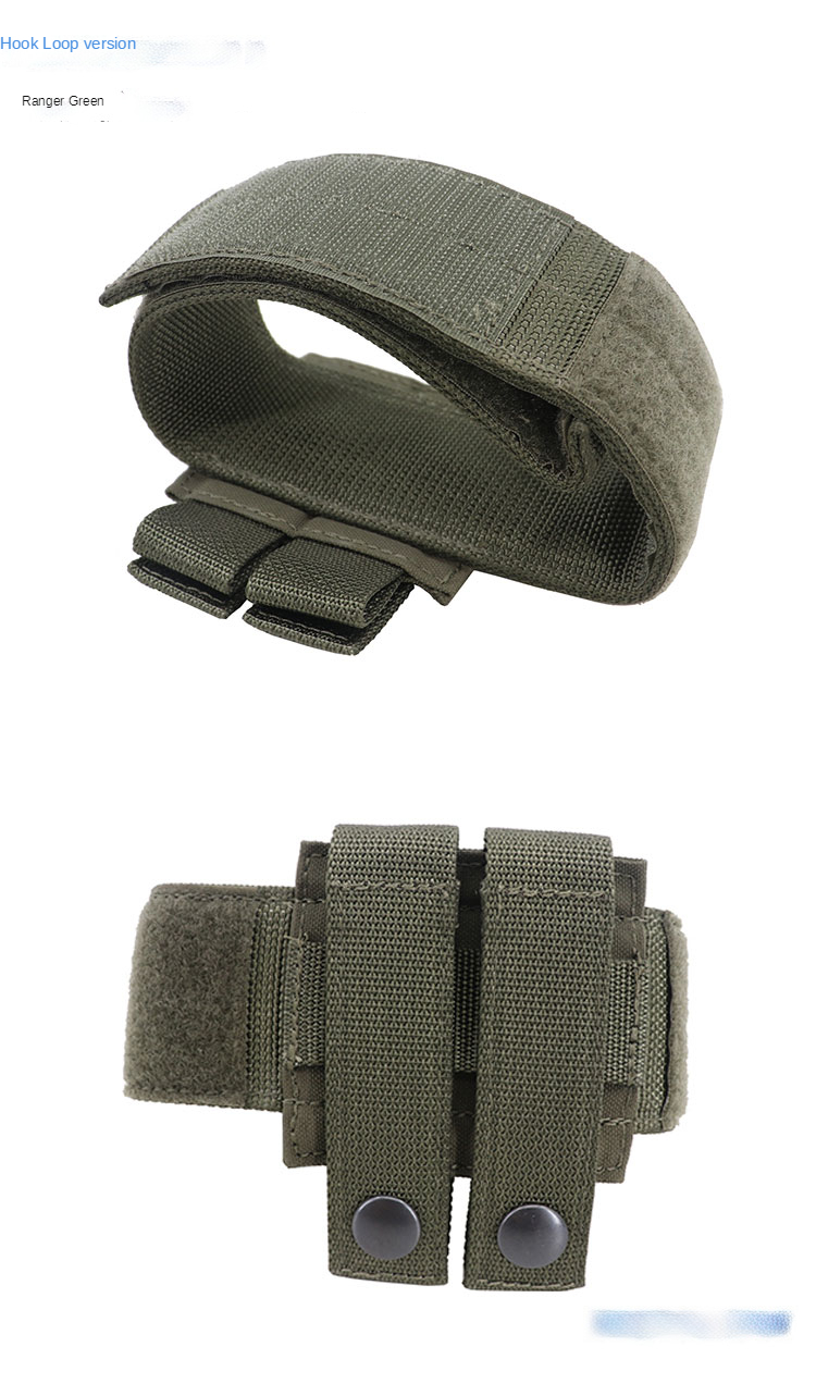 Fester Gurthalter Taktischer Verband Molle-Haltegurt Inklusive Geflochtene & Klettverschluss-Version Werkzeugring Outdoor Kampf Jagd – Detail 10