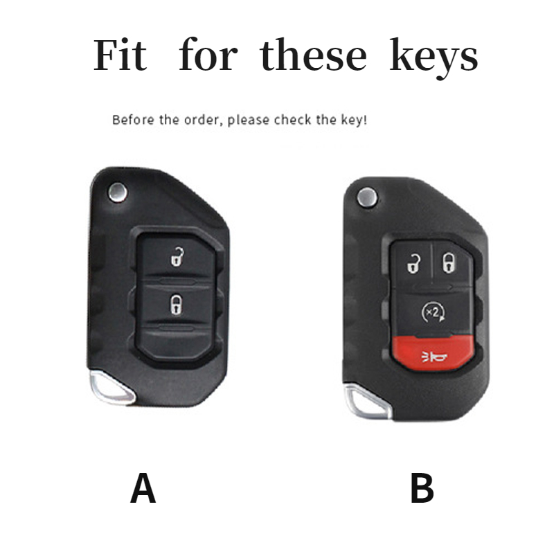 Custodia protettiva per chiave in pelle fatta a mano per proteggere le coperture per Jeep 2018 2019 Wrangler JL JLU 6 Custodia protettiva per chiave in pelle fatta a mano per proteggere le coperture per Jeep 2018 2019 Wrangler JL JLU - Hb278f980b9d04a7196fd12df6afd79b6I