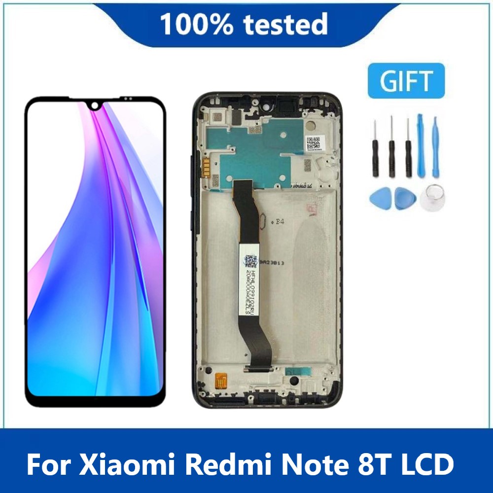 Дисплейный модуль для Xiaomi Redmi Note 8T, 6,3 дюйма, с рамкой | AliExpress