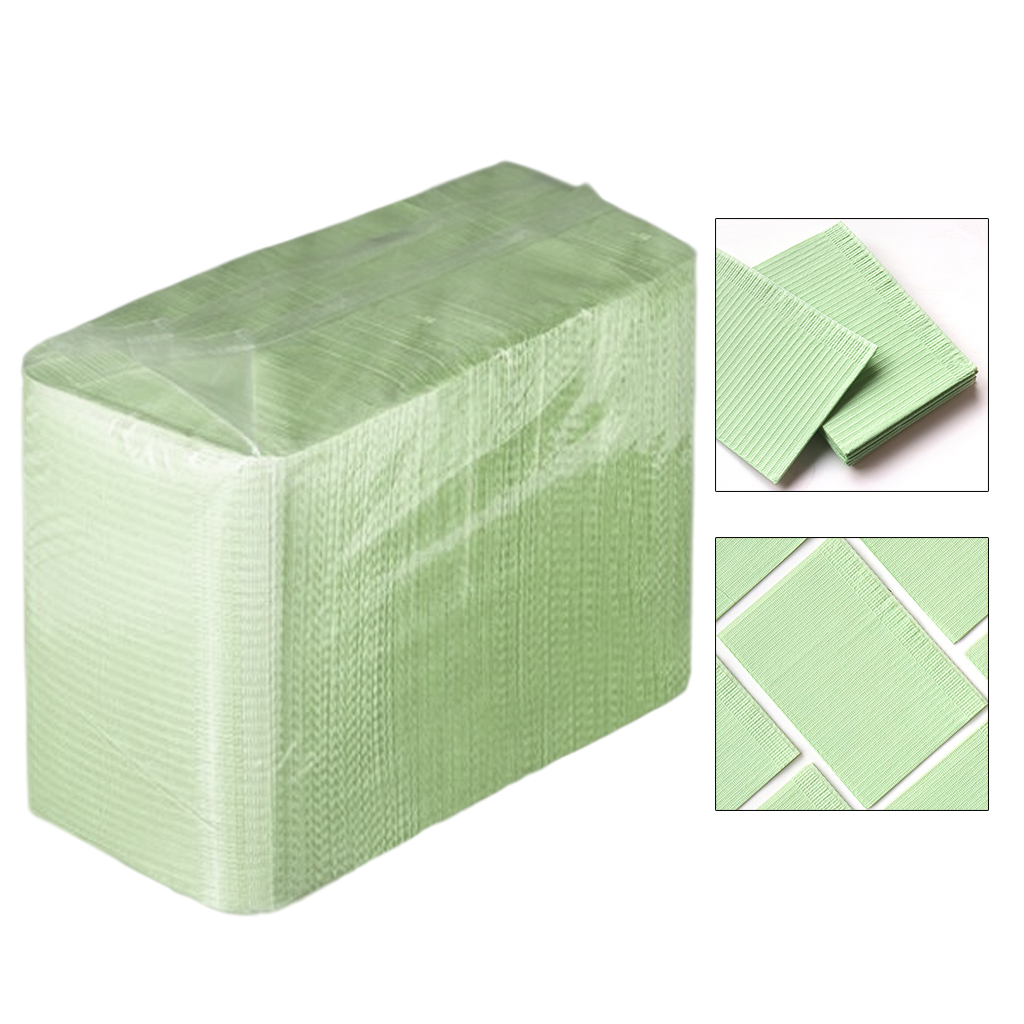  125x Tattoo Table Covers Clean Pad Patient Bibs Den tal Napkins Tattoo Tray Covers Tattoo Supplies for Salon 