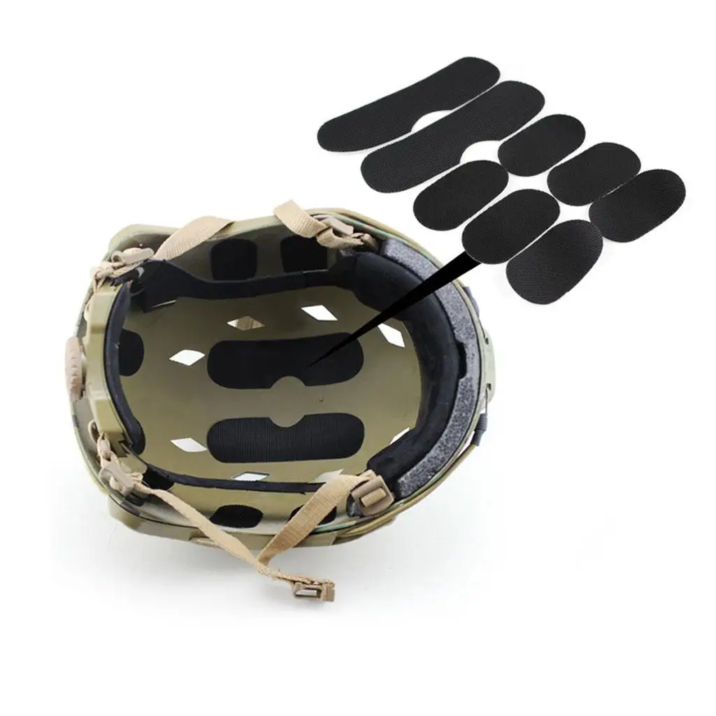 8pcs Helmet Interior Magic Stickers  Set for Fast Style Helmet