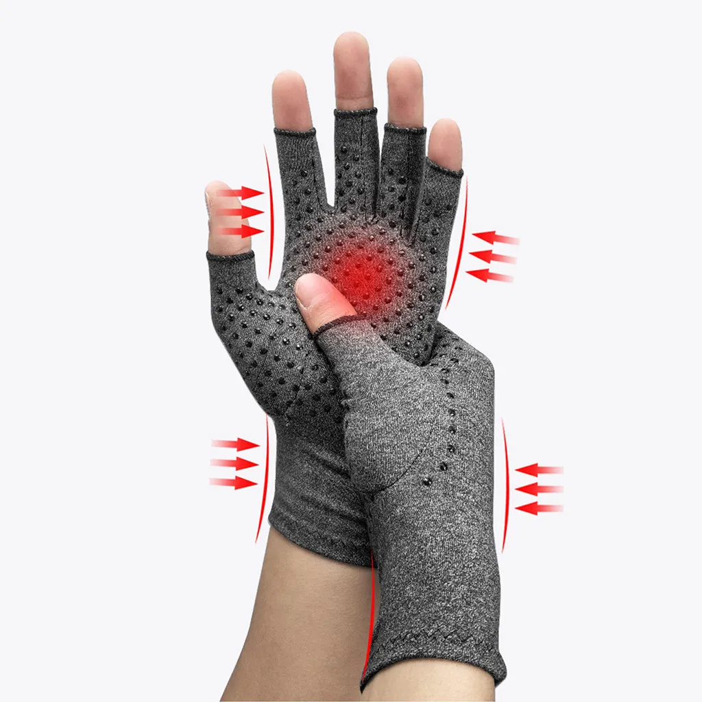 Compression Arthritis Gloves Wrist Support Cotton Joint Pain Relief Hand Brace Women Men Therapy Wristband Compression Gloves