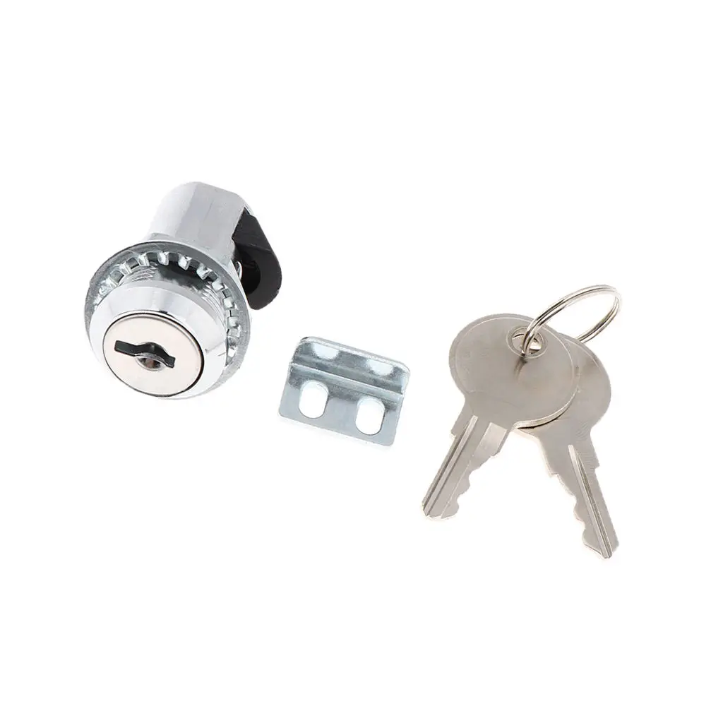Zinc Alloy Push to Close Latch with Key for Boat and Motorbike Glovebox
