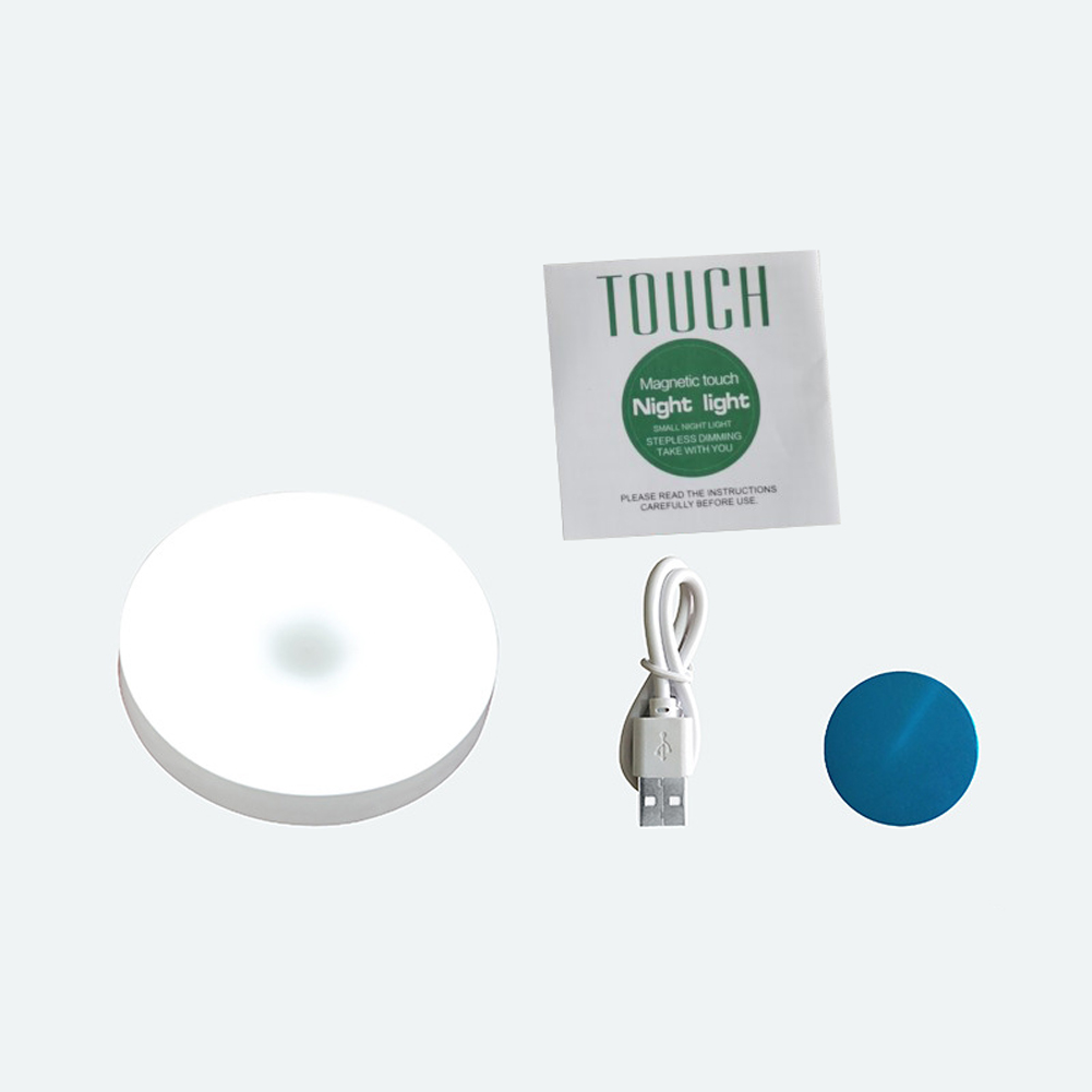 Sensor de Toque Alimentado por Bateria Lâmpada sem Fio Recarregável Night Light Fácil Instalar Desktop Redonda Ajustável Sala Estar Usb Led 11 Cheap Luzes noturnas