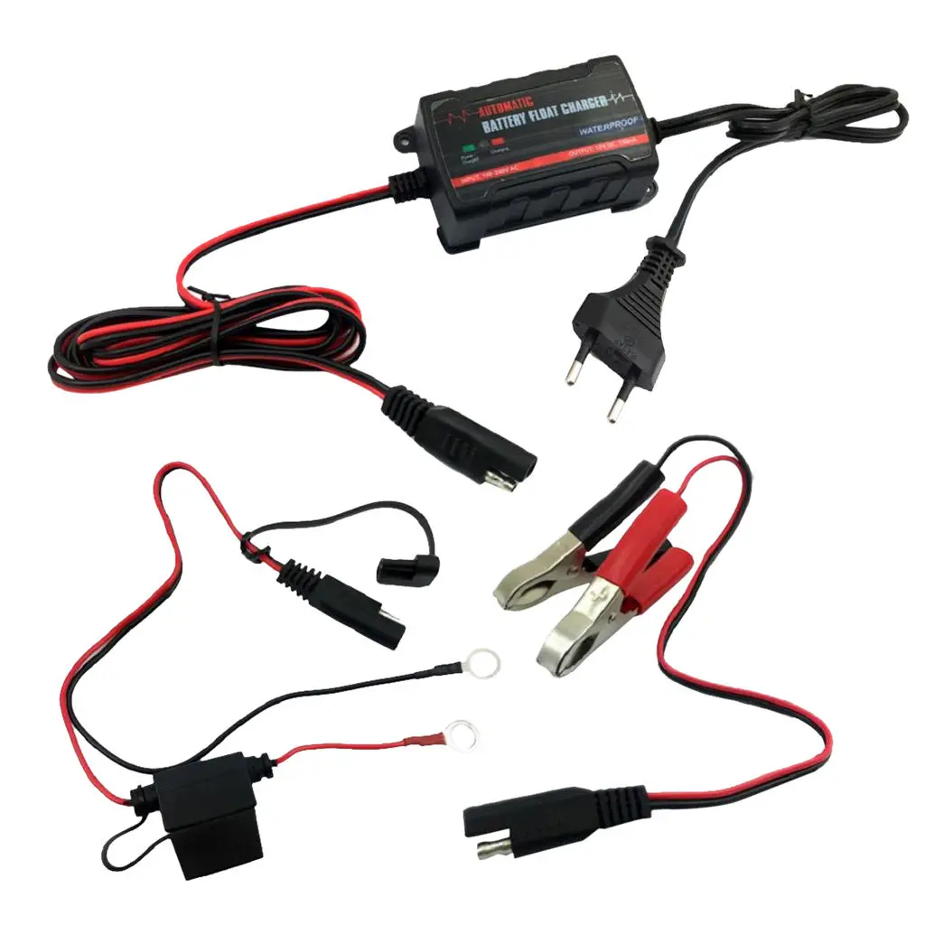 Car Motorcycle 6V 12V Automatic Battery Float Charger Maintainer - EU Plug