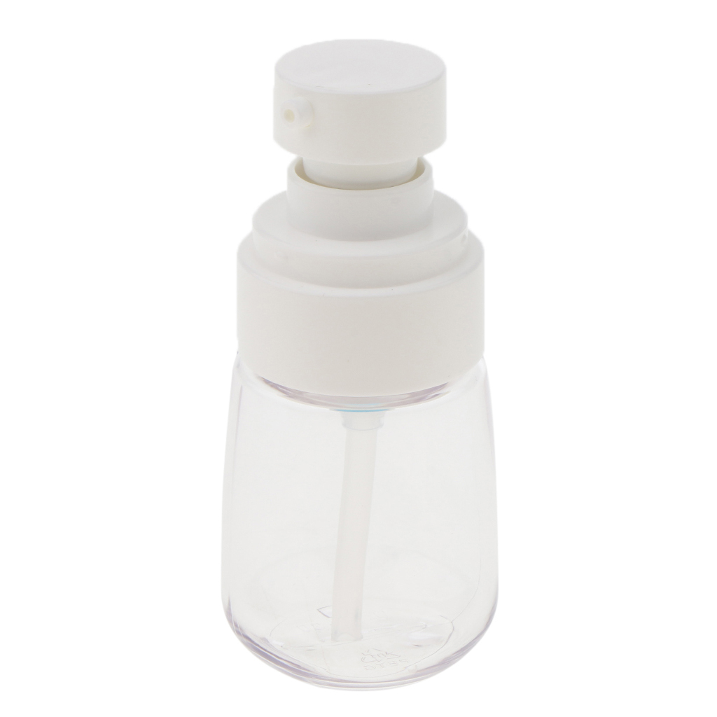 1pc 30/60/100ml Empty Refillable Clear Plastic Bottles Container Makeup Cosmetic Face Cream Lotion Jar Pot