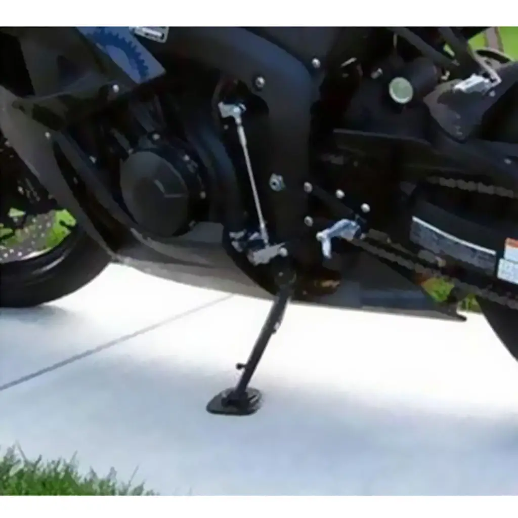 Kickstand Side Stand Plate Pad Base For Motorcycle Yamaha Universal