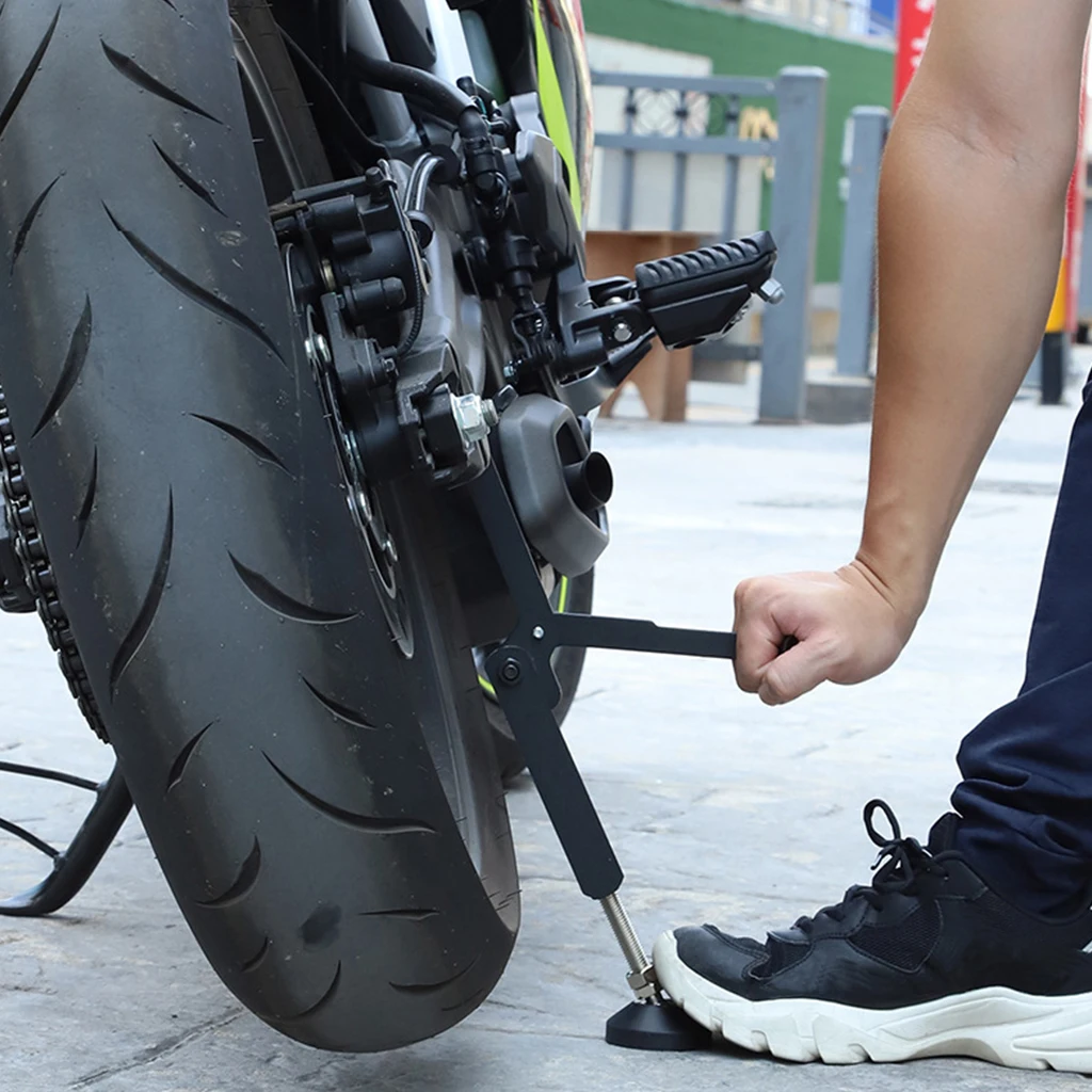 Motorbike Wheel Support Side Stands Motorcycle Wheel Lifter Side Stands Kickstand Bike Balancing Repairing Tool Accessories