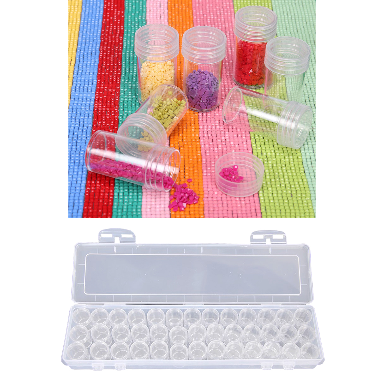 39 Girds Diamond Painting Storage Container Portable Bead Storage Container for Diamond Painting Accessories